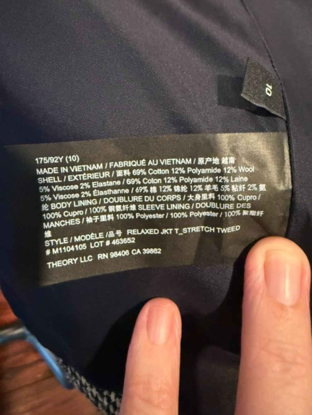 Theory Oversized Jacket - Picture 15 of 15